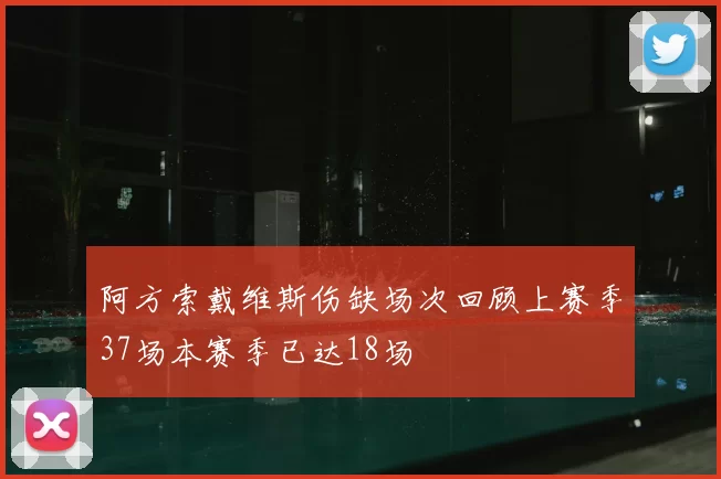 阿方索戴维斯伤缺场次回顾上赛季37场本赛季已达18场